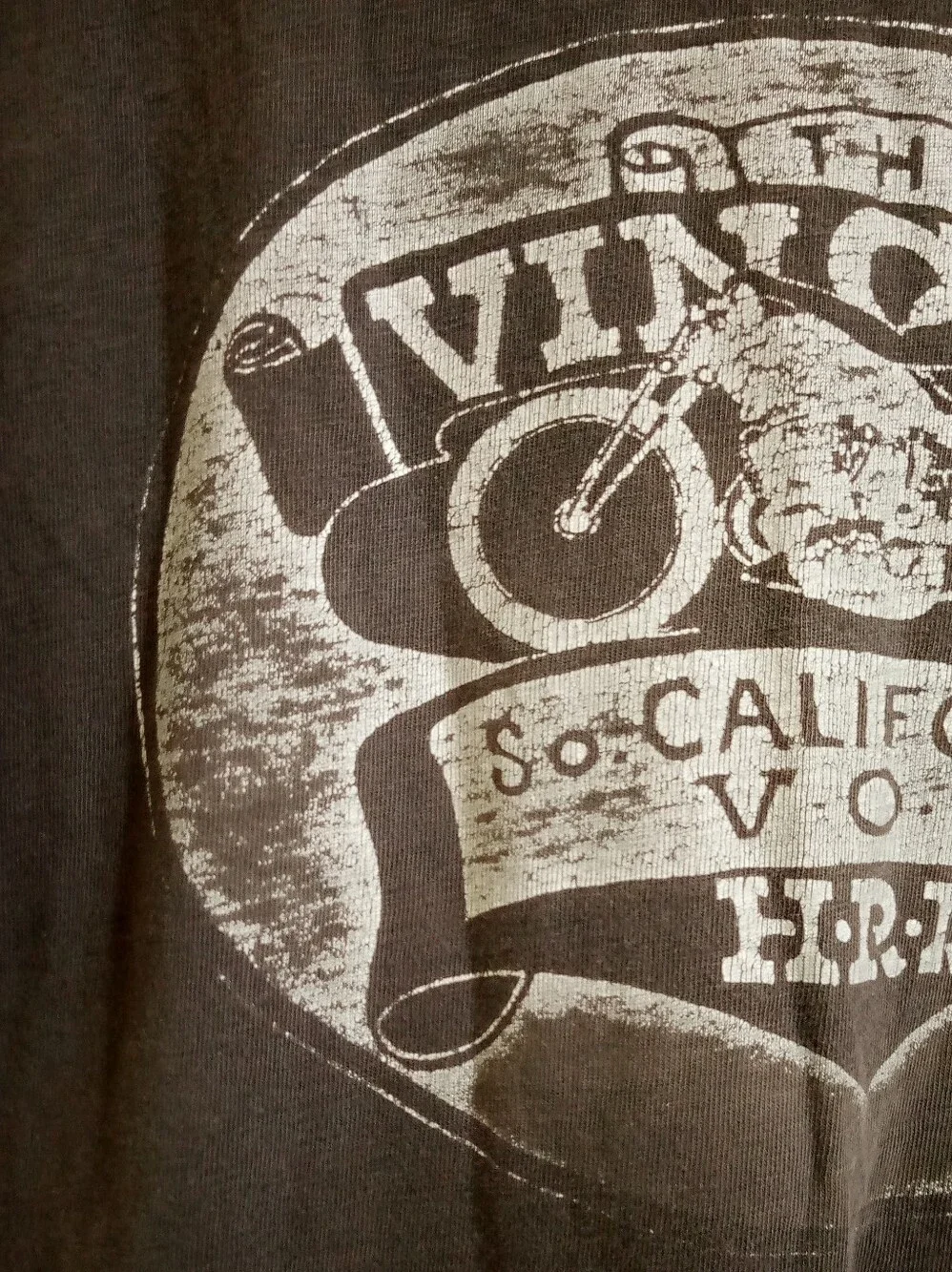 VTG 90s VUC Vincent HRD SoCal VOC Garage Company Motorcycle T-shirt - Picture 5 of 11